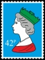 Preview: Royal Stamp Queen Blue POP (Paint On Print) Art