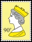 Preview: Royal Stamp Queen Yellow Dots POP (Paint On Print) Art