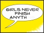 Preview: Girls never finish anything yellow
