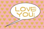 "Love You" Pop Art Poster Sonderedition DIN A2 (59x42cm) Hochglanz Gold Pink